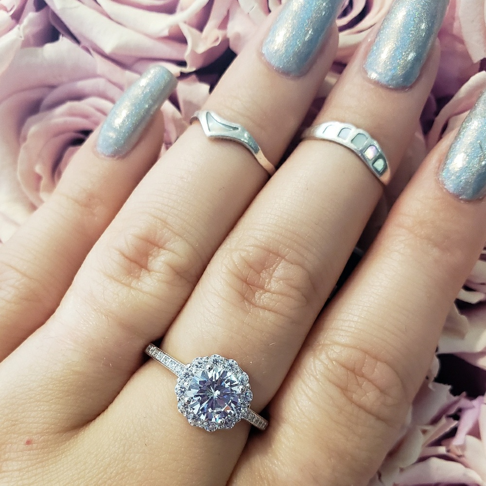 Swarovski crystal ring